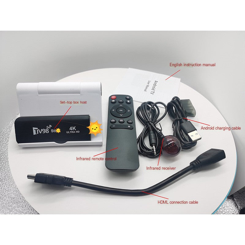 4K Android 12 TV Box with Bluetooth and Dual 5G WiFi