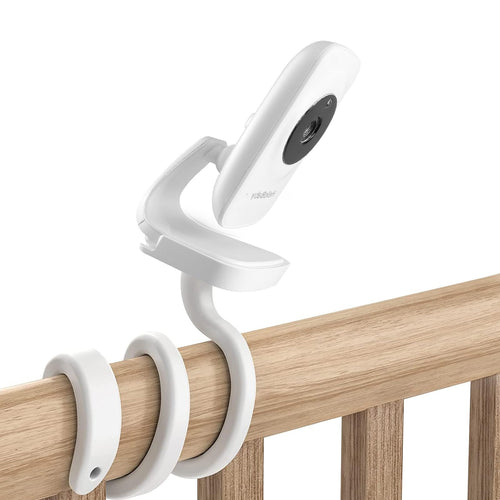 AoHkers Baby Monitor Mount for HelloBaby HB50 Video Baby Monitor Flexible Mount Baby Camera Monitor Holder Without Tools for Crib or Shelf Long Gooseneck (15.7 Inches)