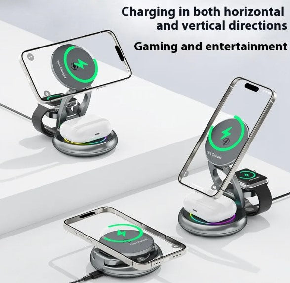 Elevat:3 in 1 Wireless Rotatable Charger