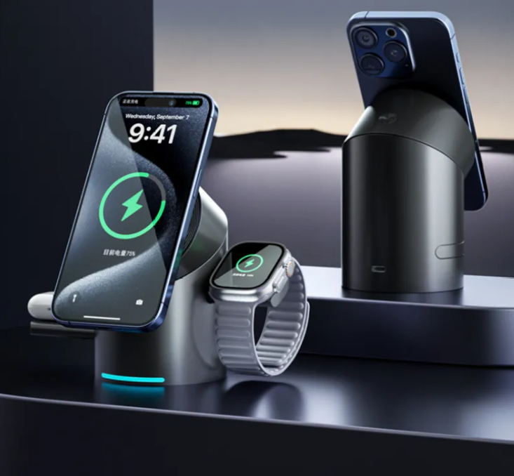Elevat:Magnetic 3-in-1 Wireless Charger