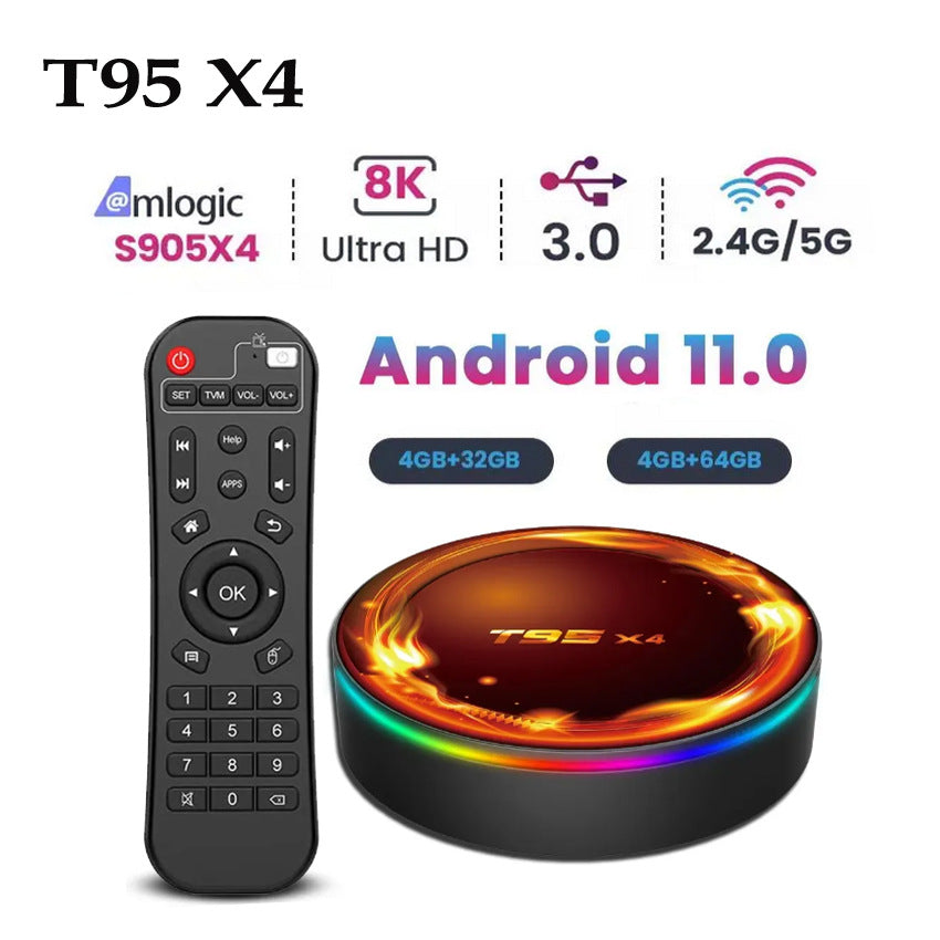T95 X4 Android 11.0 S905X4 4GB/32GB 8K TV Box