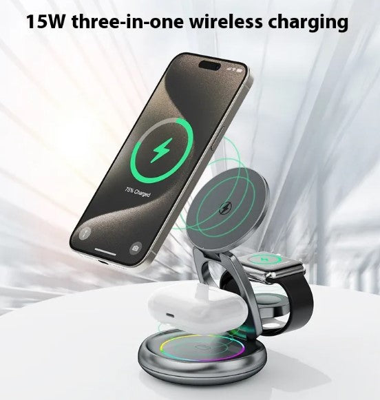 Elevat:3 in 1 Wireless Rotatable Charger