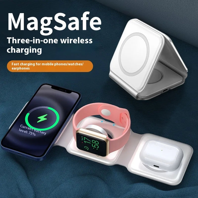 ElevatHub 3-in-1 Magnetic Wireless Charging Station